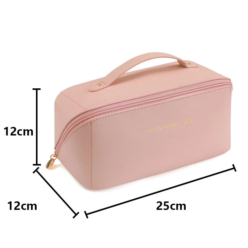 Nécessaire Portátil de Viagem – Bolsa Organizador Impermeável com Alça, Compacta e Unissex