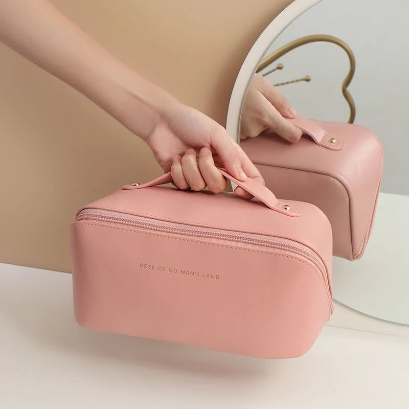 Nécessaire Portátil de Viagem – Bolsa Organizador Impermeável com Alça, Compacta e Unissex