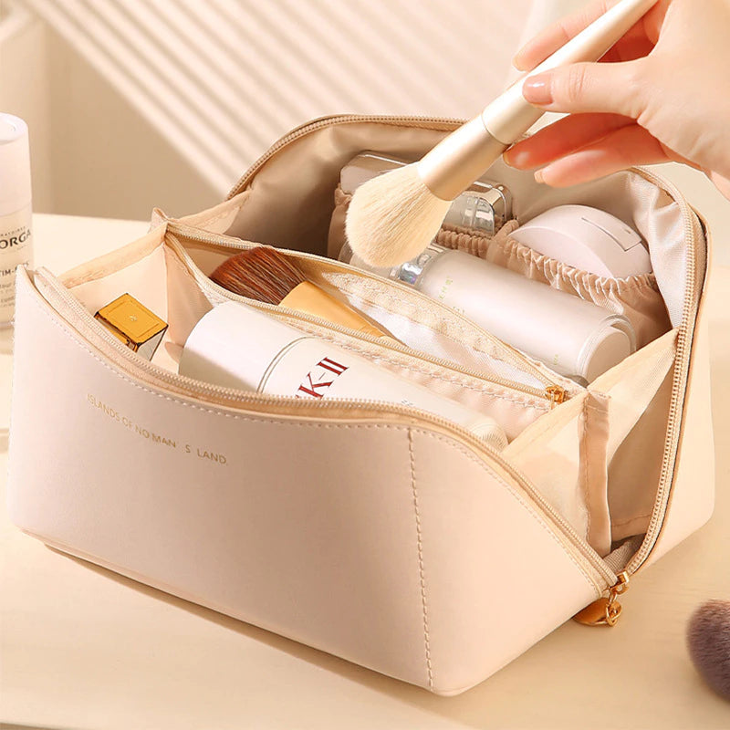Nécessaire Portátil de Viagem – Bolsa Organizador Impermeável com Alça, Compacta e Unissex