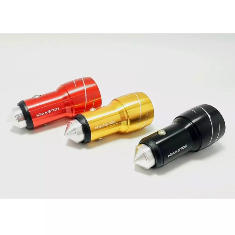 Carregador Veicular L01 com 2 USB 4.8A + Cabo V8, iPhone ou Tipo-C – Rápido e Compatível com Todos os Celulares