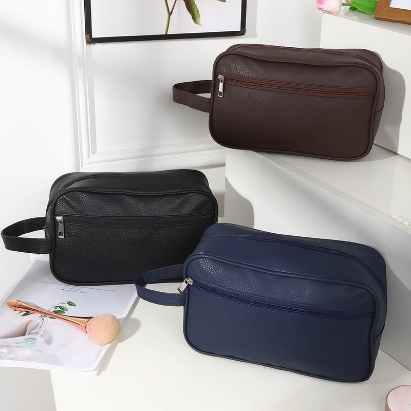 Nécessaire Grande de Viagem com Amplo Espaço – Bolsa Impermeável, Unissex e Resistente à Água