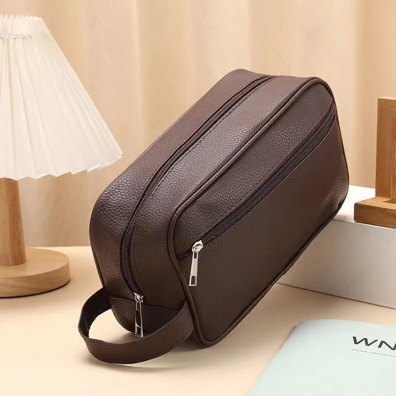 Nécessaire Grande de Viagem com Amplo Espaço – Bolsa Impermeável, Unissex e Resistente à Água